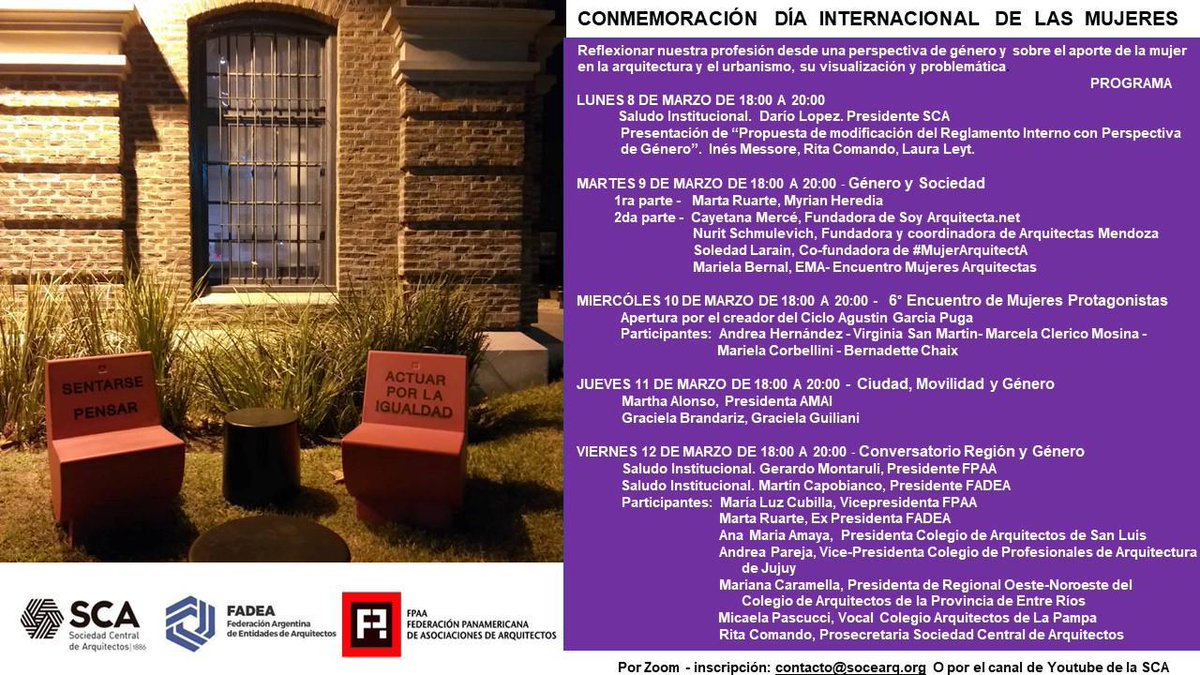 FPAA2's tweet photo. CONMEMORACIÓN DÍA INTERNACIONAL DE LAS MUJERES
🎥Webinar Acceso libre y gratuito
Inscripciones: contacto@socearq.org 
IMPORTANTE: Se transmite en Directo en nuestro canal de YouTube:https://t.co/VBAH26eW4I
Informacion : https://t.co/L84d1YahVM https://t.co/sdFkRiUoQ2
