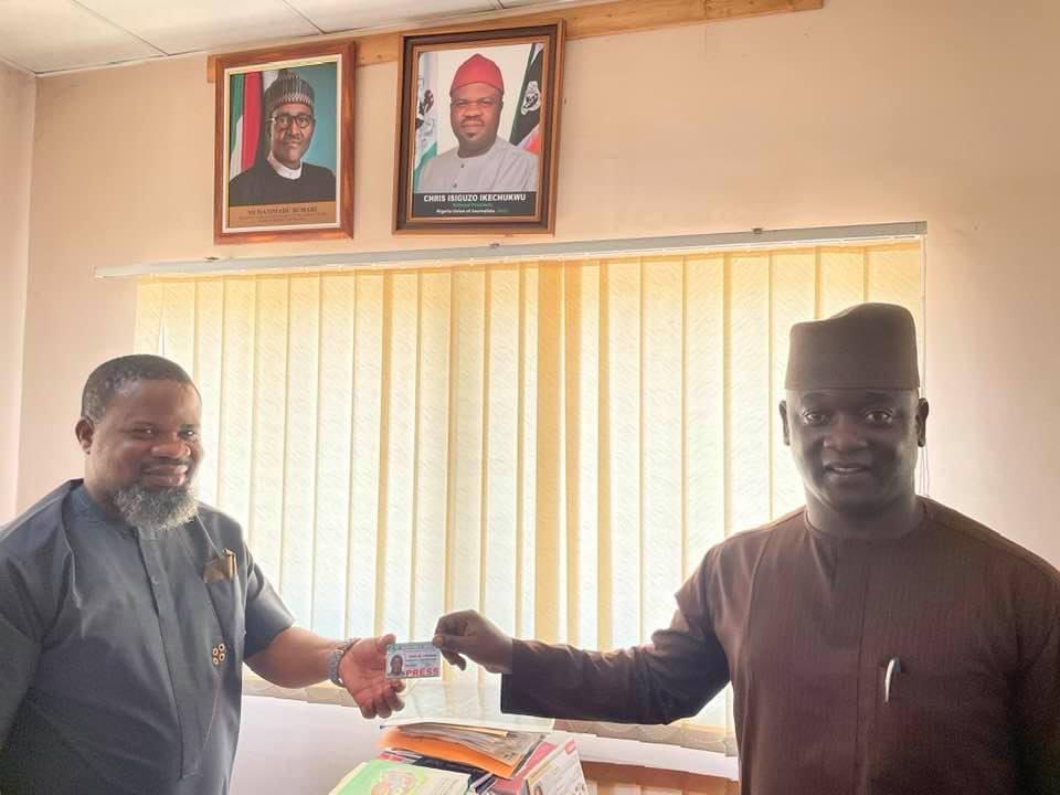 I was at the national secretariat of Nigeria Union of Journalists and successfully renewed my membership. Grateful to the President Chris Isiguzo and Secretary Shuaibu Usman Leman.