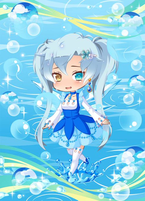 水の妖精のtwitterイラスト検索結果