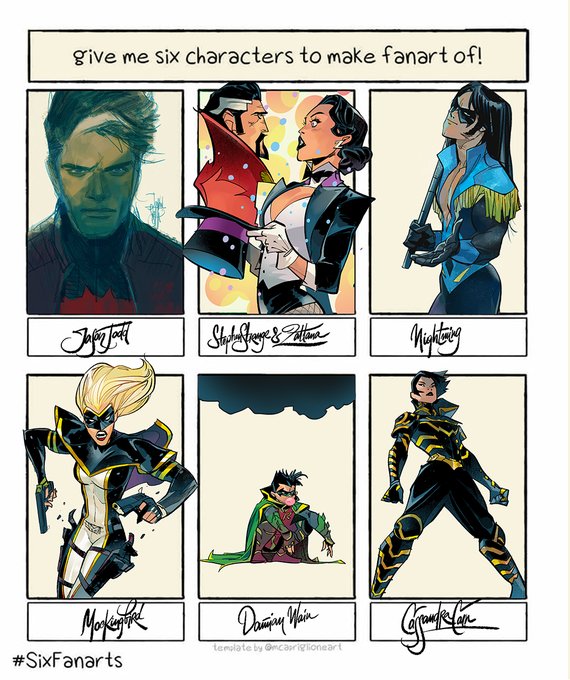 II some of #SixFanarts 
