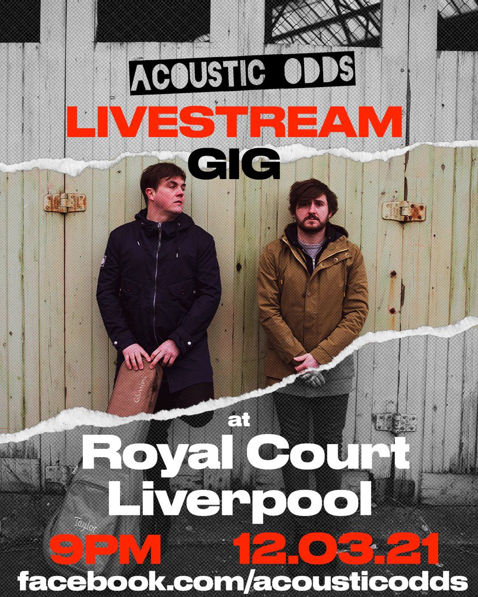 acoustic_odds's tweet image. We can’t wait to bring you the next LIVE! And guess what......we have only gone and secured the stream from the one and only @RoyalCourtLiv Liverpool for the second time👌 we also have some massive news to announce on the night so don’t miss it!!!! Big Love ❤️ x