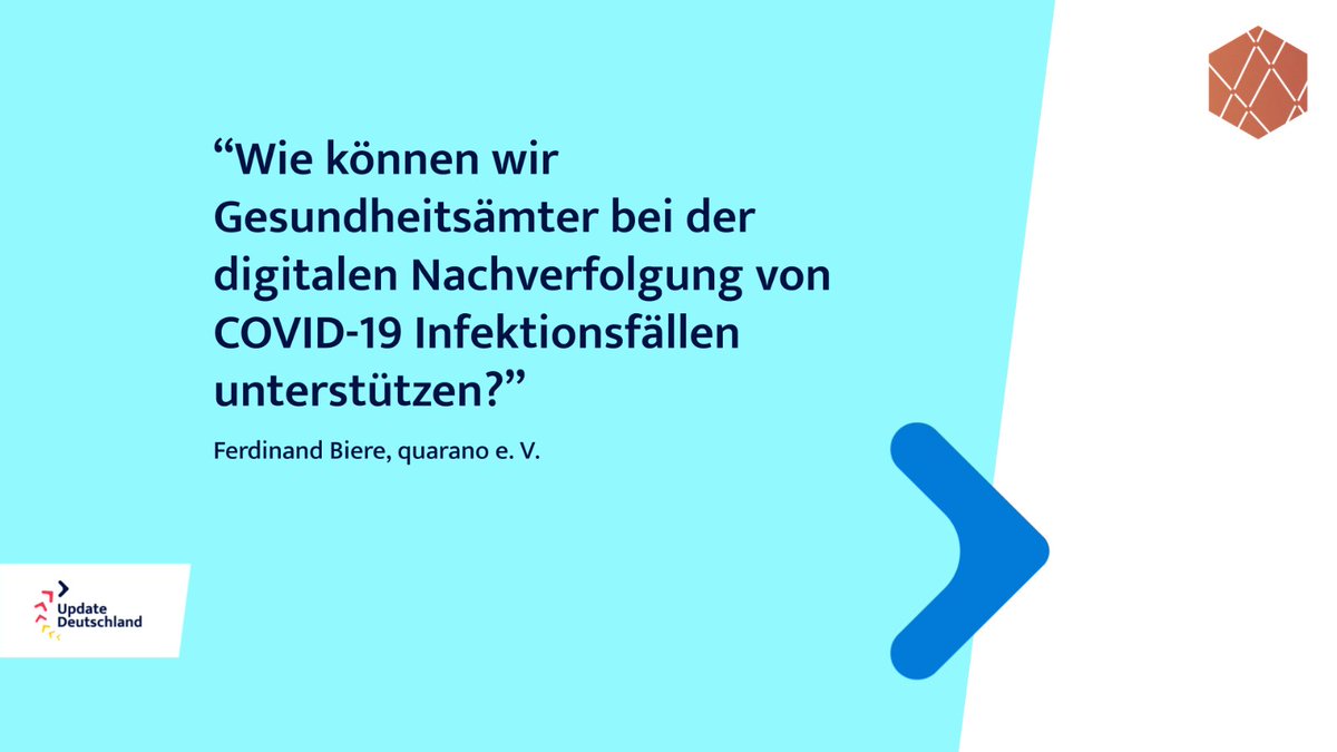 📅 Gegründet wurde quarano im #WirVsVirus Hackathon im März letzten Jahres - nun geht es bei #UpdateDeutschland weiter. Auch wir nehmen an diesem Hackathon teil. Packen wir's an! 💪
<a href="/DE_Update/">Update_Deutschland</a>