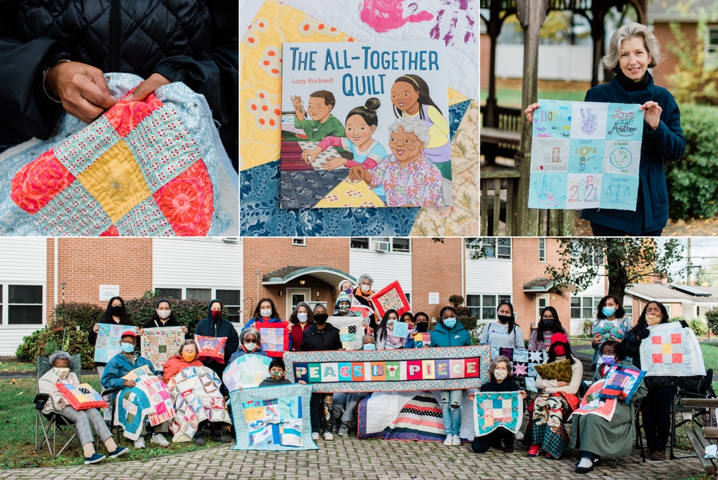 “‘Kids need guidance and seniors need companionship,’ [Lizzy] said, pointing out that ‘both are available in the late afternoon.’” Lizzy Rockwell founded Peace by Piece, an intergenerational quiltmaking program fostering meaningful community relationships. quiltfolk.com/issue-17-conne…