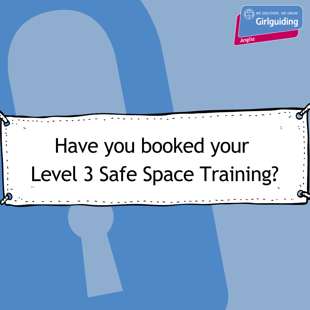 gguidinganglia's tweet photo. We are hosting a series of online Safe Space Level 3 sessions this month and have lots of spaces left! For more information, or to book a session visit: https://t.co/yQhqYtjiYR
#SafeSpaceTraining #Girlguiding #GirlguidingAnglia #GirlguidingTraining #TogetherWeInspire https://t.co/Qqf1o6Npfh