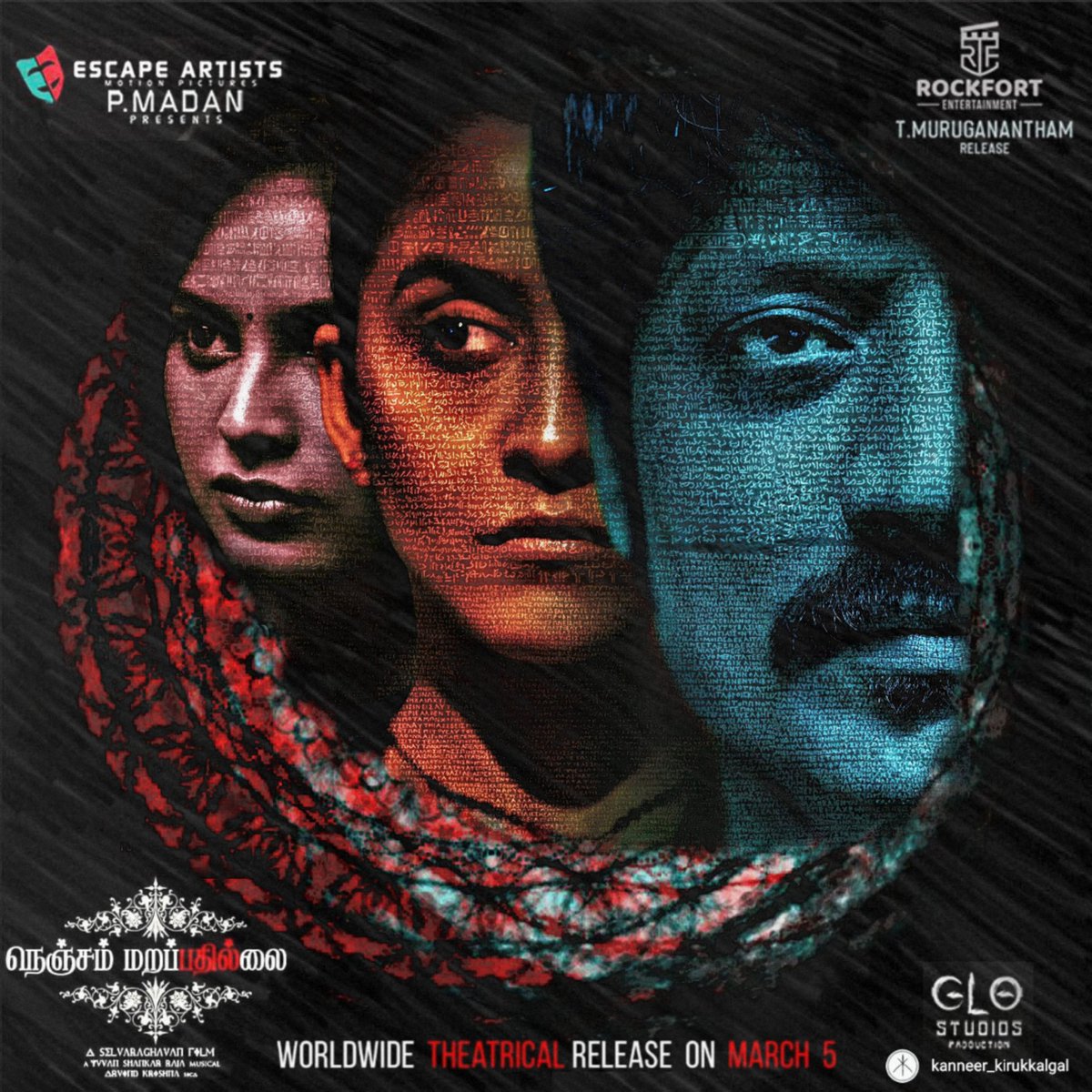 Hariharanpandia's tweet photo. Another poster design for #NenjamMarappathillai
Starring @iam_SJSuryah @ReginaCassandra @Nanditasweta
By genius @selvaraghavan & music king @thisisysr
All the very best ❤️
#posterdesign #digitalart #promotiondesign #tamil #tamilmovie https://t.co/VTTwDxoWuS