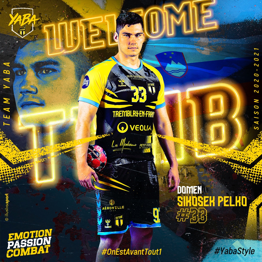 TremblayHB's tweet photo. Communiqué officiel
.
.
Le club est heureux de vous annoncer l'arrivée de Domen Sikosek Pelko en joker médical jusqu'à la fin de la saison. 

 #TeamTremblay #YABA #EmotionPassionCombat #TeamHummel  #sharethegame 
@hummelFrance @LidlStarligue https://t.co/iWbhwoLIIe