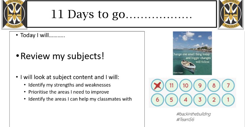 MissCraig7's tweet image. 11 days to go until #teamS6 are #backinthebuilding. Can you challenge yourself by taking part on out challenge? ⭐️🏆⬇️@meehan_miss @StThomasAqSec