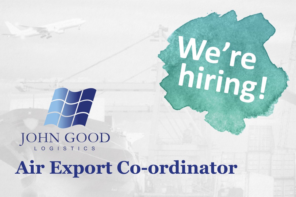 johngoodgroup's tweet photo. If you're an experienced Airfreight Co-ordinator looking to work for a growing company with excellent employee benefits - we might have just the ticket for you. Find out more: https://t.co/cVUQdcqQZv #Manchesterjobs #Londonjobs https://t.co/BUfDdlerDh