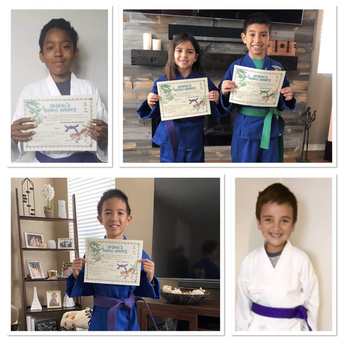 sasakikenpo's tweet photo. #tbt to our very first group to test virtually in March 2020. #oxnard #camarillo #venturacounty #resilient #virtualkarate #cantnothingstopus https://t.co/NzlqA4xc5r