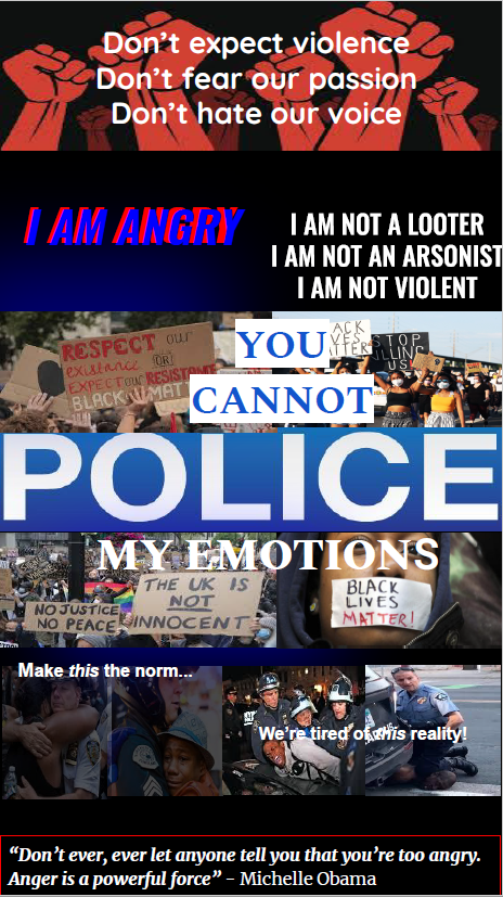 crimatuon's tweet photo. Let's have another cracking #CriminologyStudent poster, this one comes from Yr 2, gp. b and addresses the brief #PolicingProtest with a focus on #BlackLivesMatter @ManosDaskalou @paulabowles @AmyCortvriend
@JesJames08 @Stephan55651842 @BritSocCrim #VisualCriminology https://t.co/M86m73zMUM