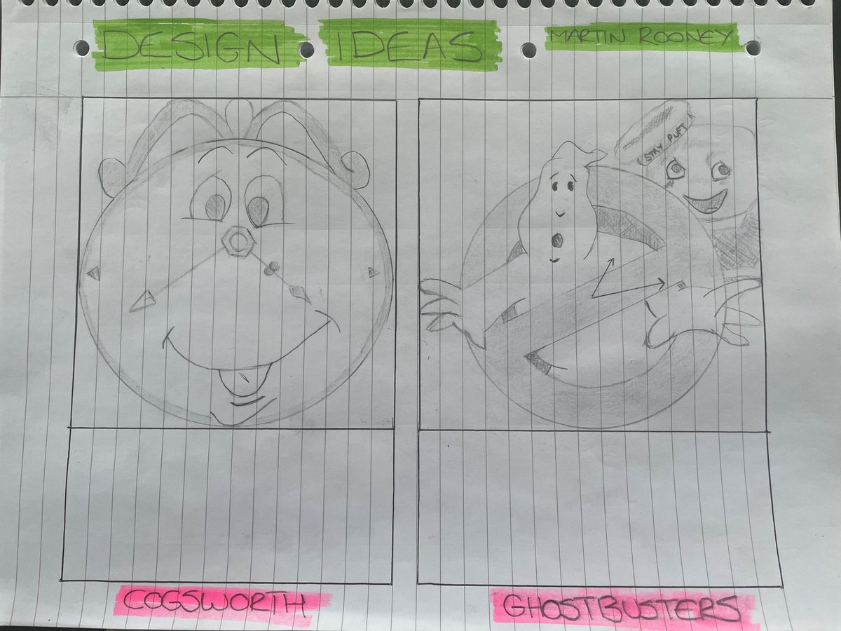 Taking a step back from those assignments &amp; attempting to get creative with some new clock face designs. 👻
#StrathBScHETech