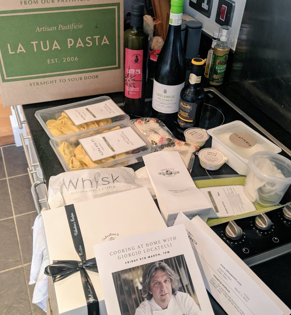 Ready for the cook-a-long tomorrow 👩‍🍳👨‍🍳  
<a href="/LaTuaPasta/">La Tua Pasta</a>  <a href="/GLocaOfficial/">Giorgio Locatelli</a> been awhile since I was in <a href="/LocLocatelli/">Locanda Locatelli</a>