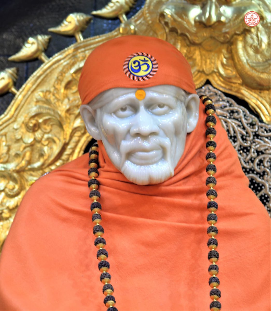 SSSTShirdi's tweet photo. *!! 🕉️ साई राम !!*      
*श्री साईबाबा संस्थान विश्वस्त व्यवस्था,शिर्डी*
 *आरती :- शेजारती*
 *गुरूवार दिनांक ०४ मार्च २०२१*                              
 !! 🕉️ Sai Ram !!
*Shri Saibaba Sansthan Trust, Shirdi*
*Aarti* :- *Shejaarti*
*Thursday 04 March 2021* https://t.co/7YbMXlMU8y
