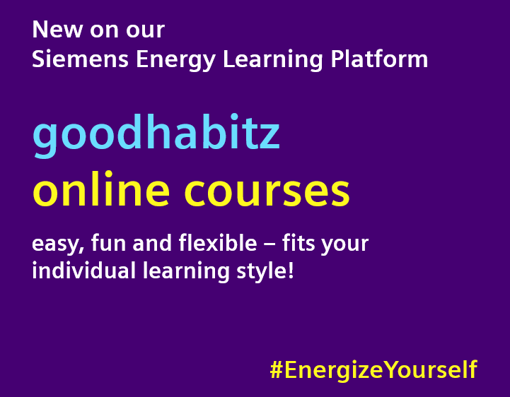 NorbertMCGeiger's tweet photo. New #learning opportunities by #energylearning: Flexible, entertaining e-courses of @GoodHabitzHQ  – free for all @Siemens_Energy . With magazines, animations, expert videos, instructions, etc., you're sure to find the ideal learning style for you. https://t.co/vmVBOtBOxC https://t.co/EDBSjCfGgw