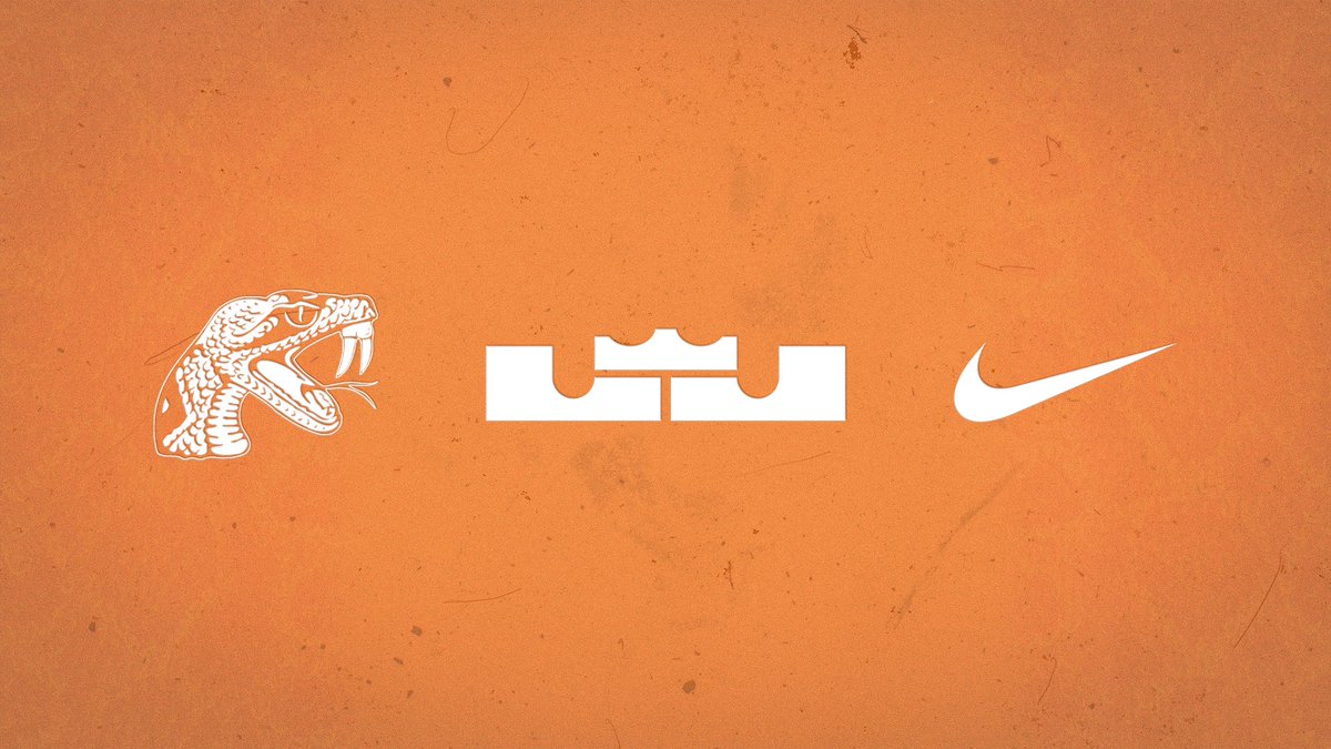 NickDePaula's tweet photo. Nike has signed a 6-year school-wide apparel contract with HBCU Florida A&amp;M University for all 15 @FAMUAthletics sports.

The @FAMU_1887 Men’s &amp; Women’s Basketball squads will be “Team LeBron” — with @KingJames’s crown logo on uniforms and exclusive Rattlers LeBron sneakers. https://t.co/SxWE1alb9e