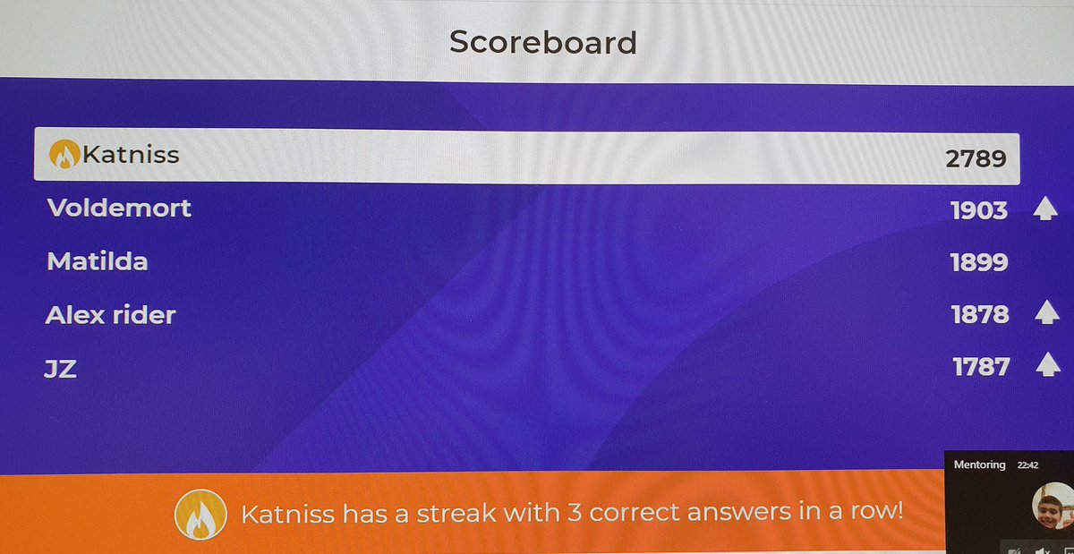 Some famous characters joined me for a #WorldBookDay quiz on <a href="/GetKahoot/">Follow @Kahoot</a> in mentoring this week <a href="/SHSBoysPrep/">SHS || Boys' Prep</a>