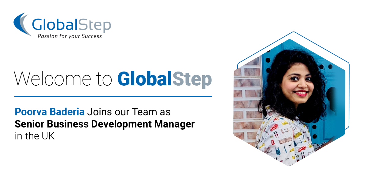 GlobalStep's tweet photo. #GlobalStep hires Poorva Baderia as a Senior Business Development Manager. Poorva will be responsible for building strong relationships with clients and driving sales growth for GlobalStep's software QA practice in the UK. Welcome to the family Poorva! #GamesQA #SoftwareTesting https://t.co/DbtDKtNrQ2