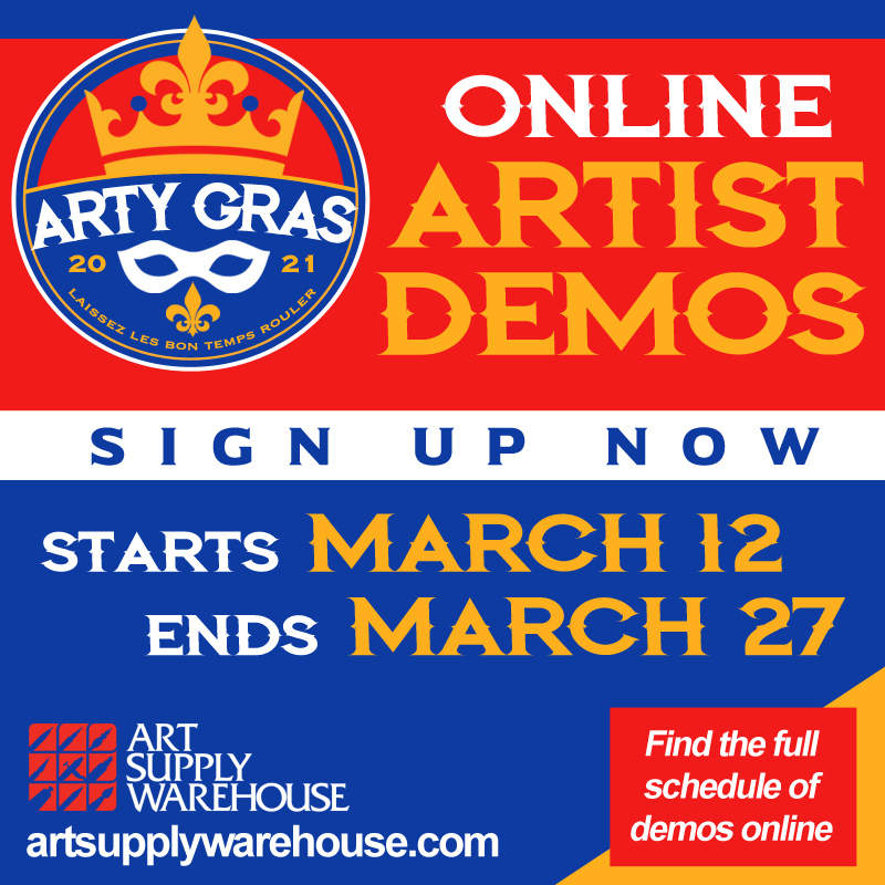 Art Supply Warehouse on Twitter "🎨🖌️Arty Gras our spring event is