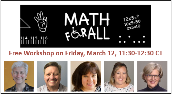 MathForAllPD's tweet photo. Join Math for All and @IL_Resource_Ctr to discuss general and special education teachers adapting mathematics lessons to ensure high-quality learning outcomes in mathematics.
Learn more and register: https://t.co/iaceWXVmxZ
#iledchat #ICTMchat #multilingualil #elchat #dualchat https://t.co/kViC06CRTA