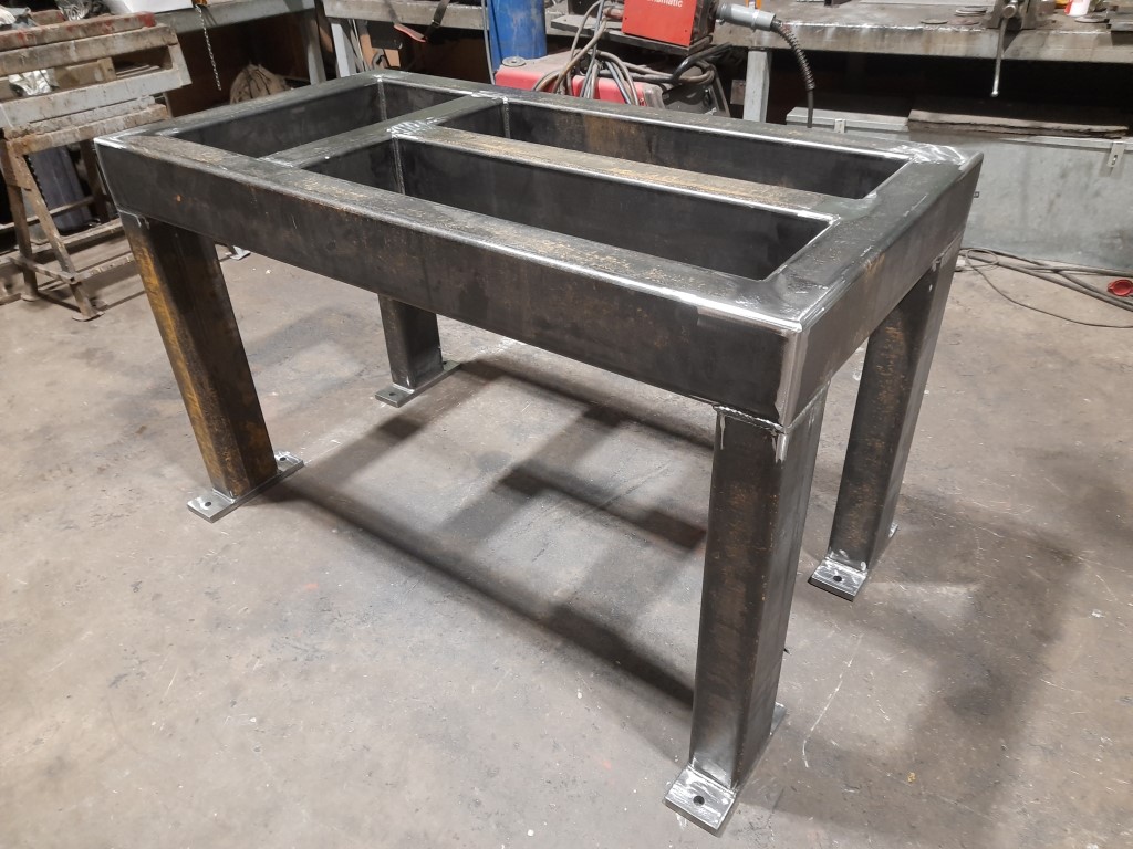SWP_Engineering's tweet photo. Steel platform, all parts cut to size and welded together #SWPEngineering #Fabrication #Welding https://t.co/DQ6xoDh7nI