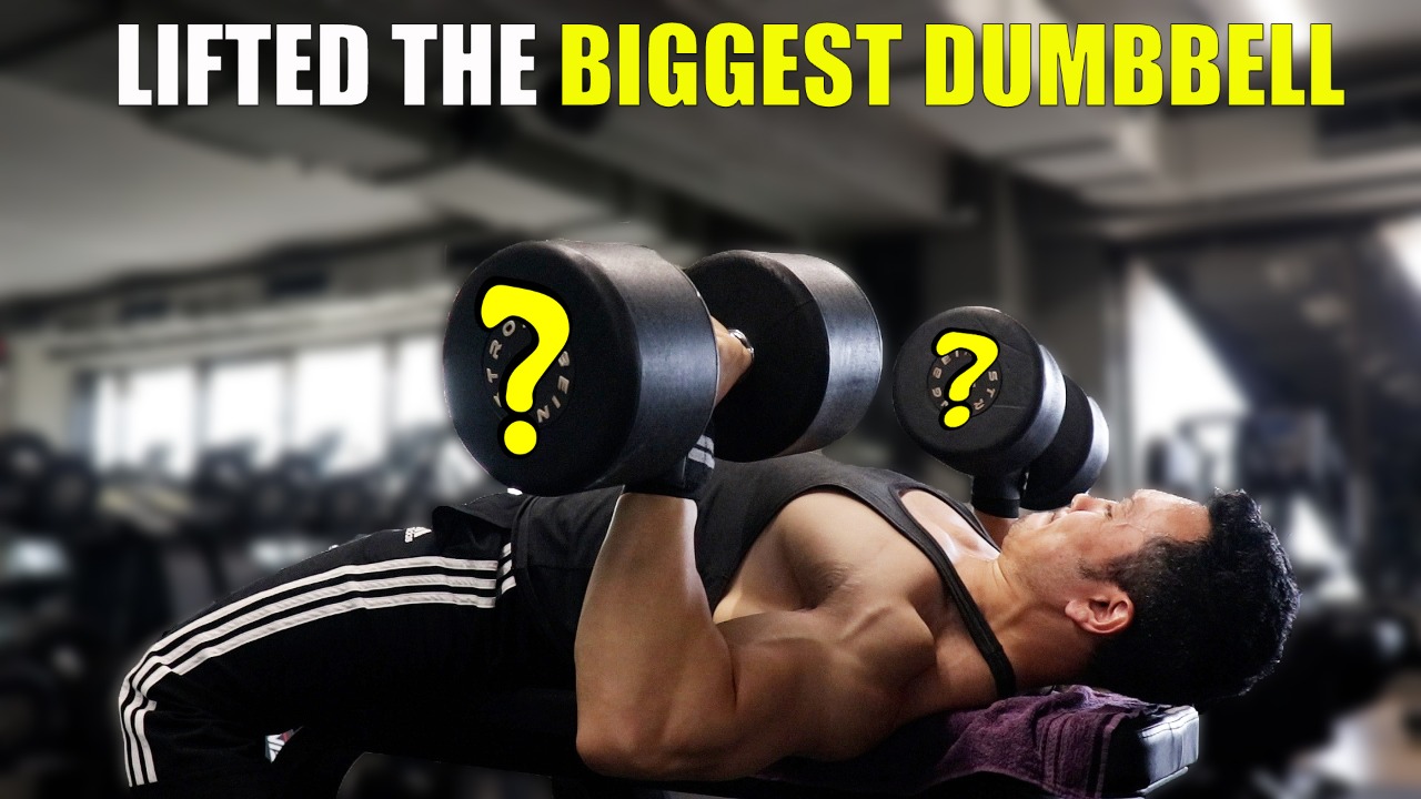 Biggest dumbbell hotsell