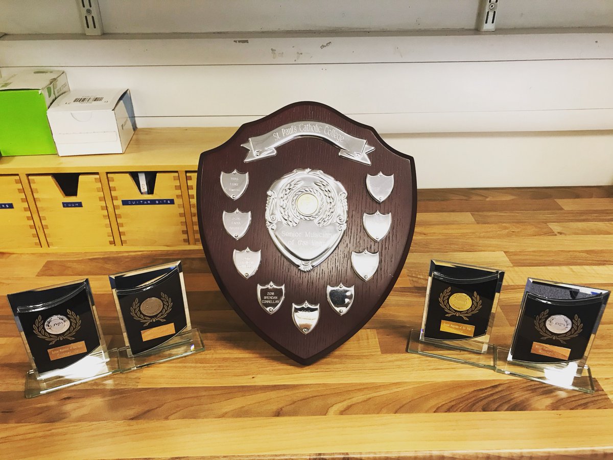 Look at what arrived today! So excited for Senior Musician of the Year next Thursday evening. Thanks to all participants who have sent us their performances!!