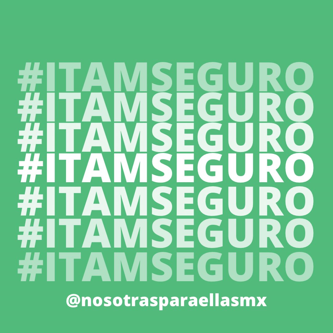 npemx's tweet photo. #ITAMSEGURO @ITAM_mx https://t.co/xhpmd9SLg1