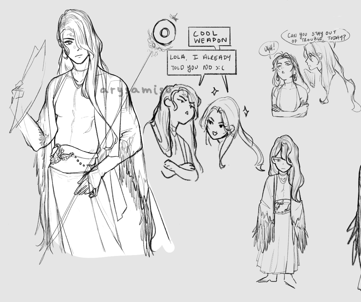 old art for bouquet project 