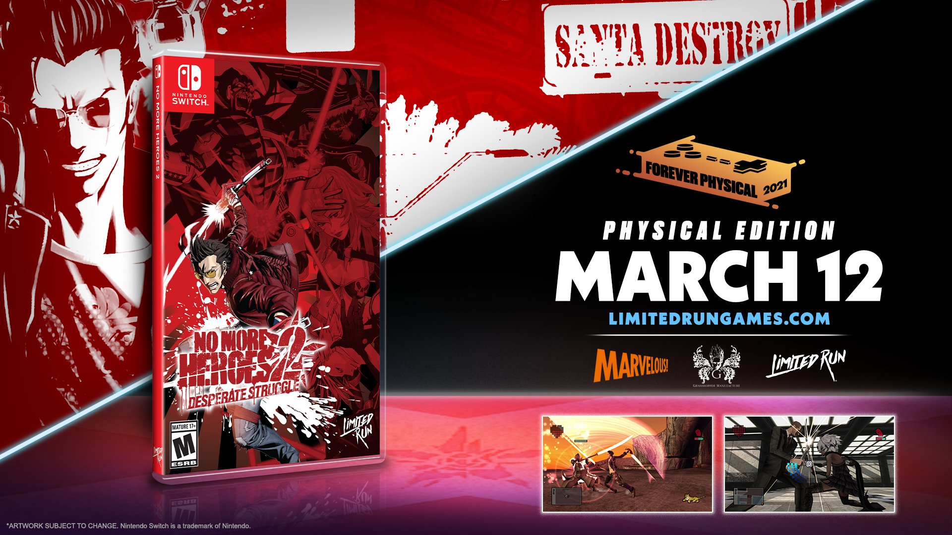 X Limited Run Games As mentioned earlier No More Heroes 2