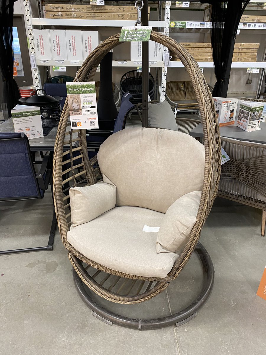 How about some Eggs!!!  Well these Egg Chairs are selling out fast <a href="/HomeDepotCanada/">Home Depot Canada</a>!  Available Online and In-store at great value!