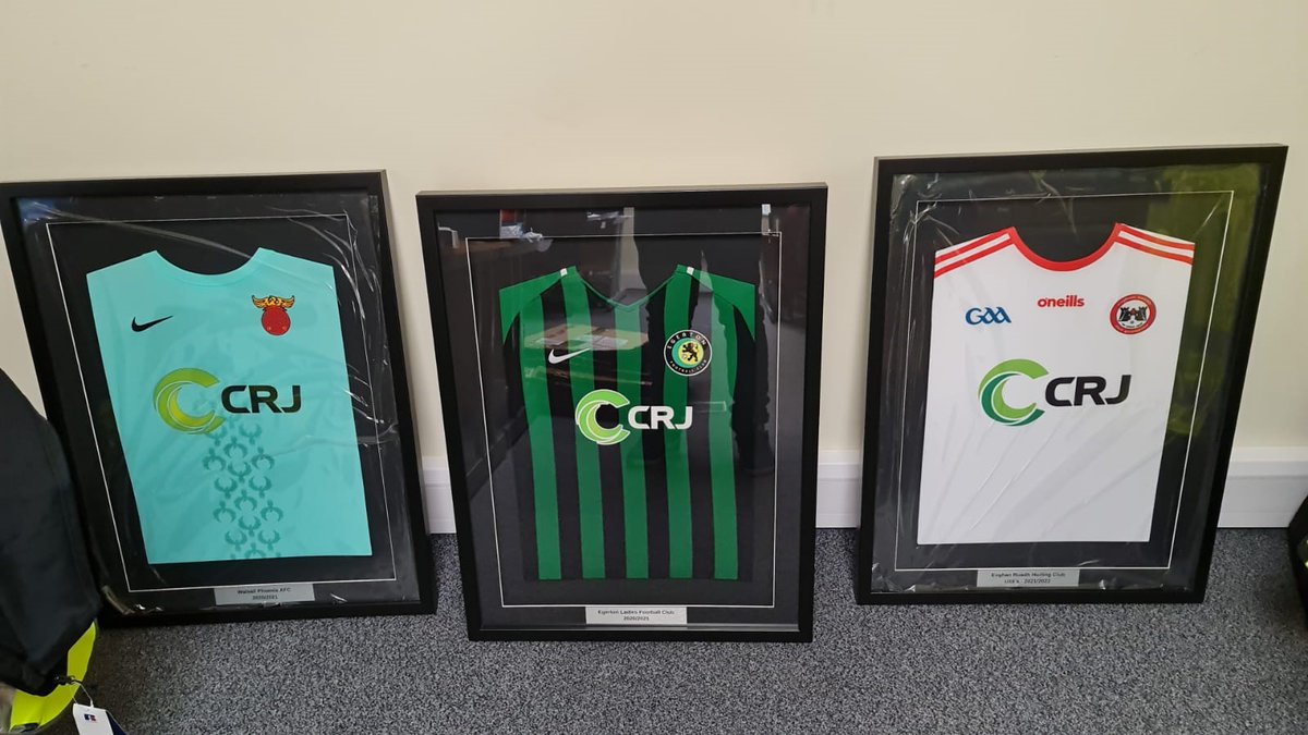 ⚽️🏑Fresh from the framing shop!🏑⚽️

We love being able to support local sports clubs. This season we have sponsored three teams, and the kits look awesome!

⚽️ Walsall Phoenix AFC

⚽️ Egertons Ladies FC

🏑 Eoghan Ruadh Hurling Club 

We wish each of the teams the best of luck