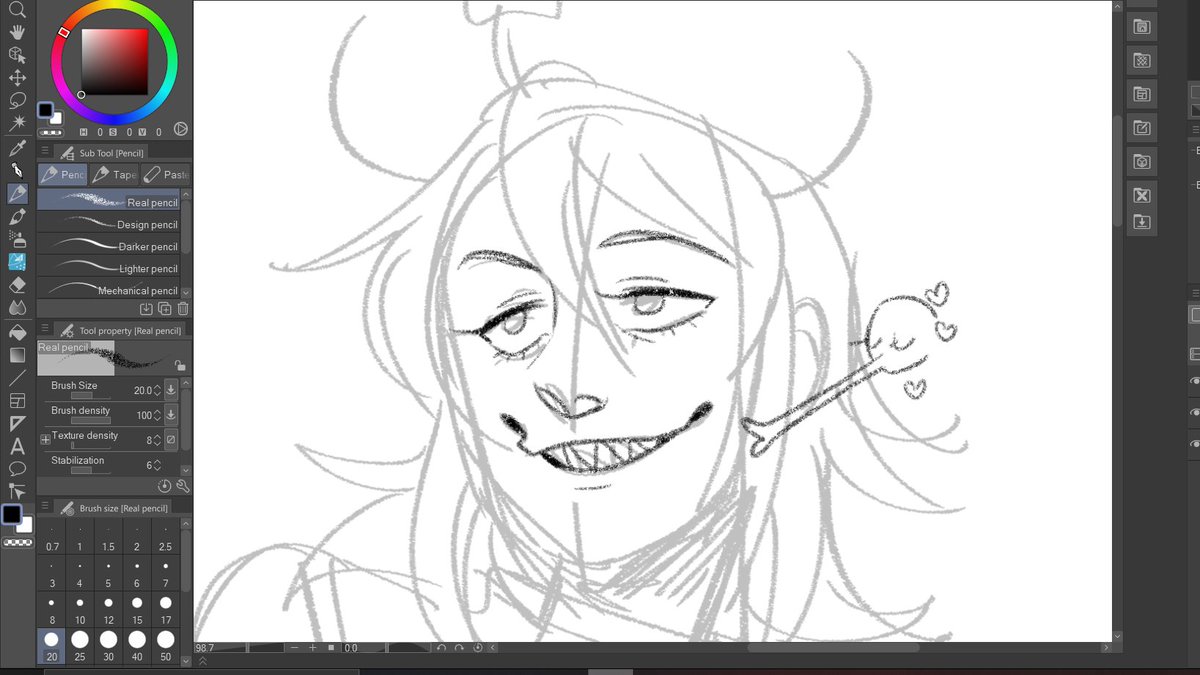 its 1am but i love drawing smiles like this 