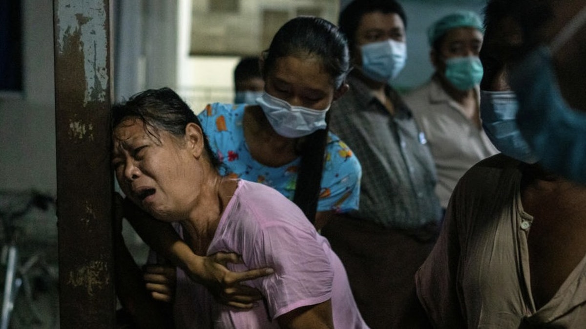 realDailyWire's tweet photo. Footage Released Of Violent Myanmar Protests After At Least 38 People Killed https://t.co/JsEDtRTlxl https://t.co/lLtzADTKZT