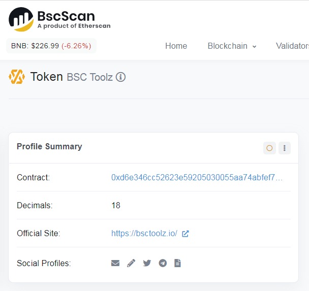 BSCToolz tweet media