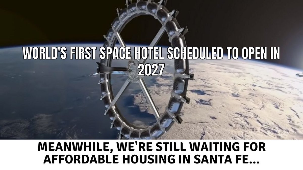 SFeHousing's tweet photo. Sweet digs in the atmosphere, but we're just floatin' around down here...  #AffordableHousing #SantaFe https://t.co/tAStcCcxXw
