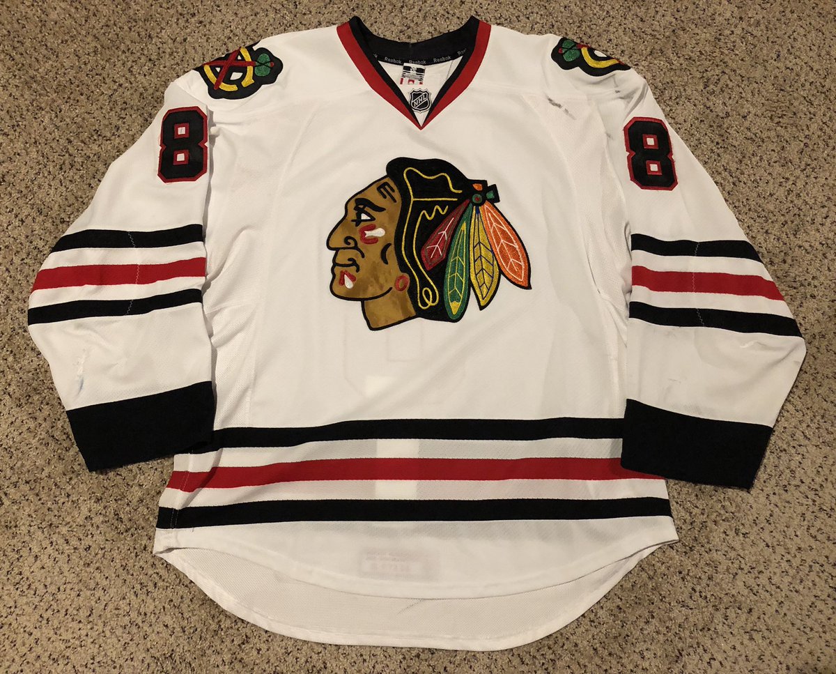 blackhawks game worn jersey
