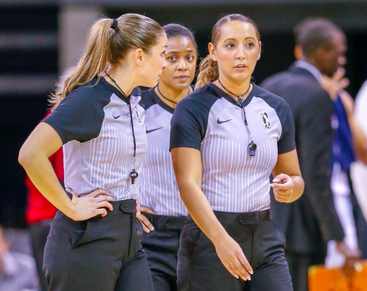 The small group of female referees is a symbol of perseverance, equality &a...
