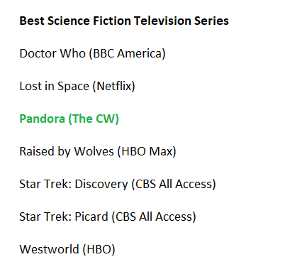 svk_yfshows's tweet image. #SaturnAwards 
#pandoraCW  #theoutpost #Riverdale #TheFlash #Supergirl