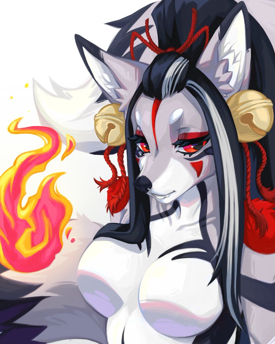 vlackitten's tweet photo. I finally make my first post after a while, I wanted to draw my new bb originally designed by @pastelbubbs on insta✨ i'm absolutely in love with her design 🥺

#kitsune #furry #furryart #digitalart #procreate https://t.co/gabcpEcPxh