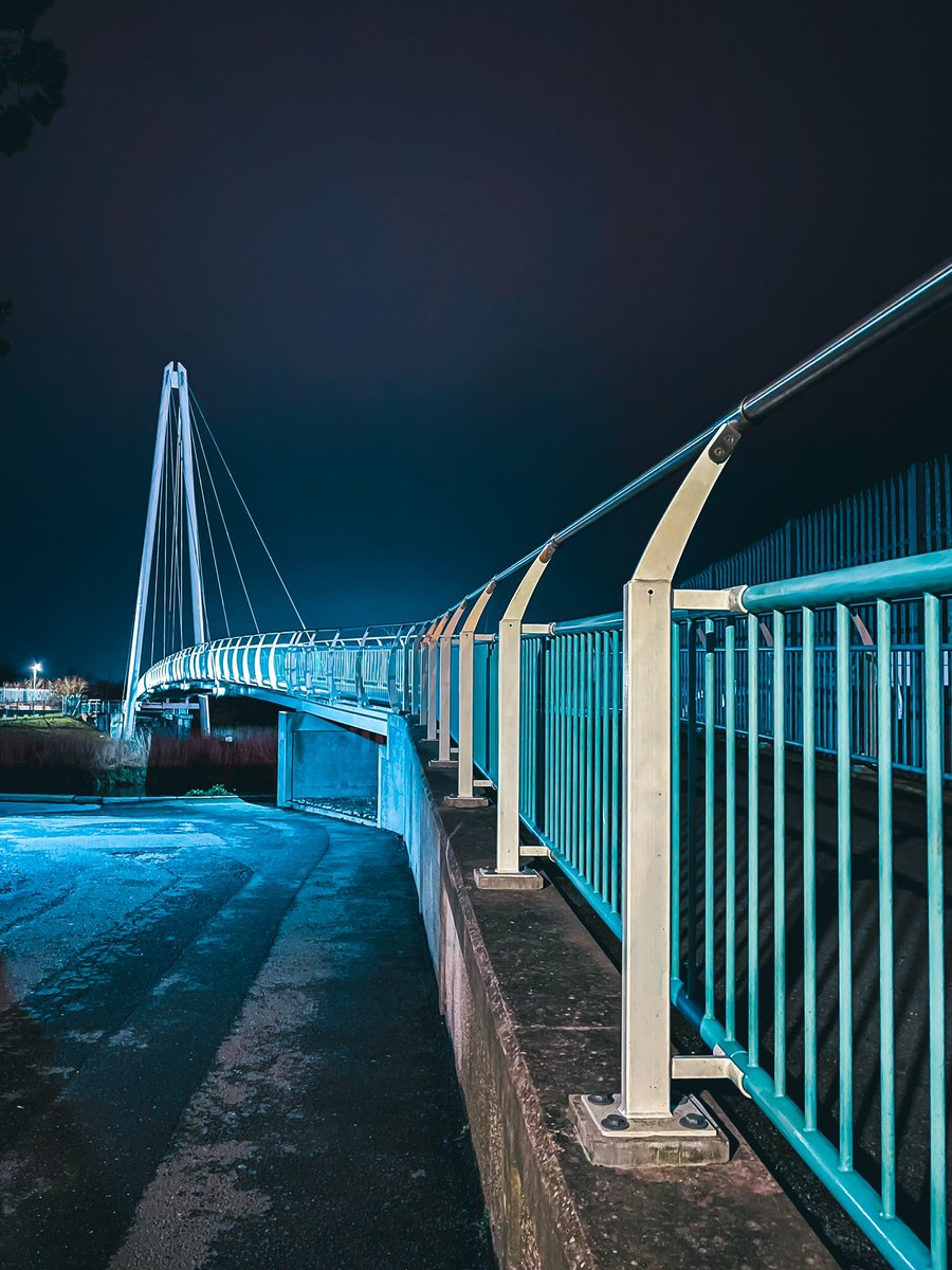 Some more shots of the Brunel Bridge tonight 🌉  

#iPhone12Pro #shotoniphone #iphone #newtonabbot #brunelbridge #southdevon #devon