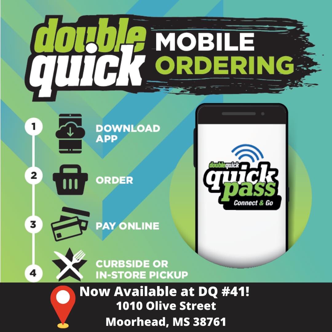 DoubleQuick_'s tweet image. MOORHEAD! You asked and we answered!!🍗
.
📲Mobile ordering is now available! Yep, we will bring it to your car. No need to go inside! #WeKeepYouMovin 
.
#mobileordering #moorhead #mississippi #goheadmohead🔴⚫️ #MDCC #chicken #App