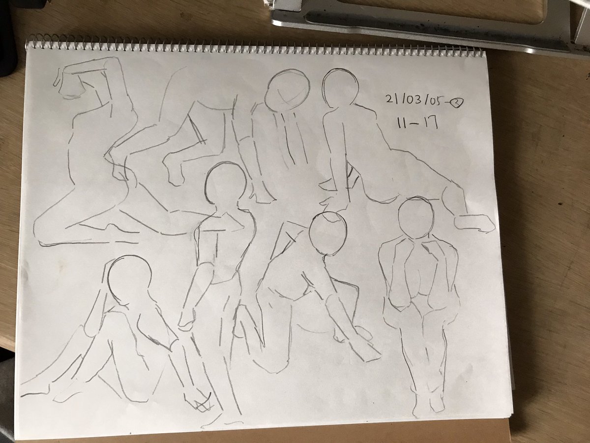 起きた!模写!60sドローイング!会社行く
帰ったら次描く構図考える 