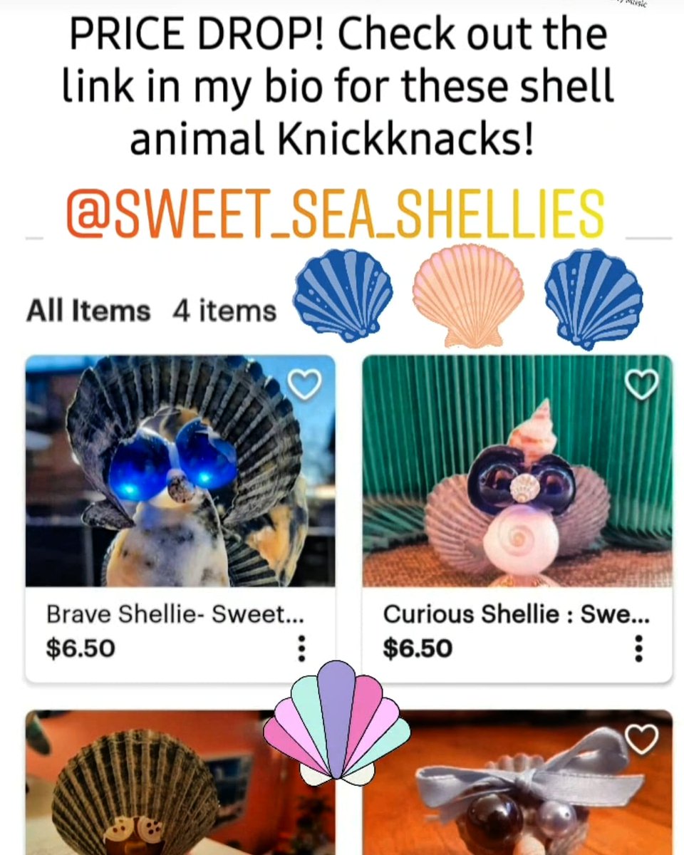 ShelliesSea's tweet image. Please visit my #Etsy shop! ❤️🐚❤️ 
etsy.com/shop/SweetSeaS…

#SweetSeaShellie #Beach #shelldecor #beachdecor #decor #life #beachlife #ocean #oceanlife #seashore #seaside #crafts #homemade #animalshellfigurine #shellKnickknacks #summerfun