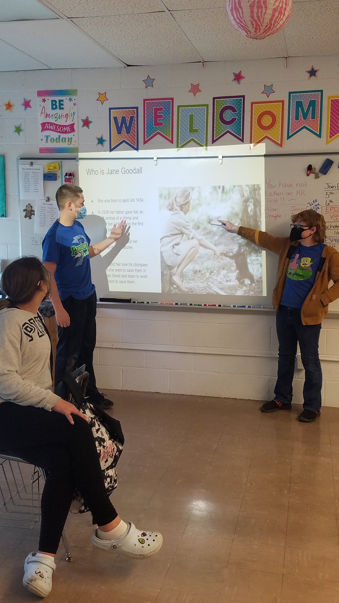 smatthewsclass's tweet photo. 6th grade presented their research projects today and did an awesome job!
#gcforward @Lowesbluedevils https://t.co/u8NpwY4wpp