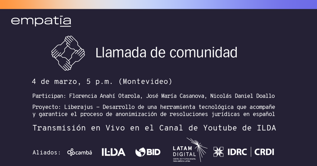 cambacoop's tweet photo. Hoy a las 17 hs. vamos a estar con José Casanova de @nayracoop , @_floreciendo_ y @Nico_Doallo de @cambacoop en la #LlamadaDeComunidad de #empatia 🤓
Podrán sumarse al evento por acá 👉 https://t.co/rLwkwHTMOU
#opendata #sofwarelibre #opensource https://t.co/Joy5yfI1DB