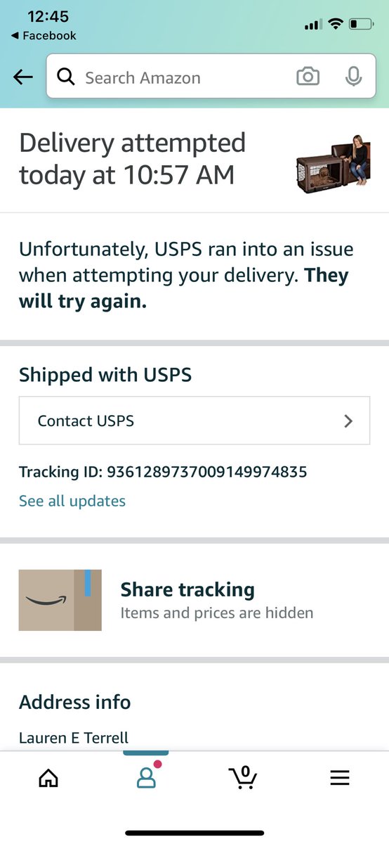 oh2real's tweet photo. @AmazonHelp @USPSHelp how was the mailbox full on this delivery when I live in an apartment building and we have an entire mailroom???? https://t.co/rl6kfCVcHH
