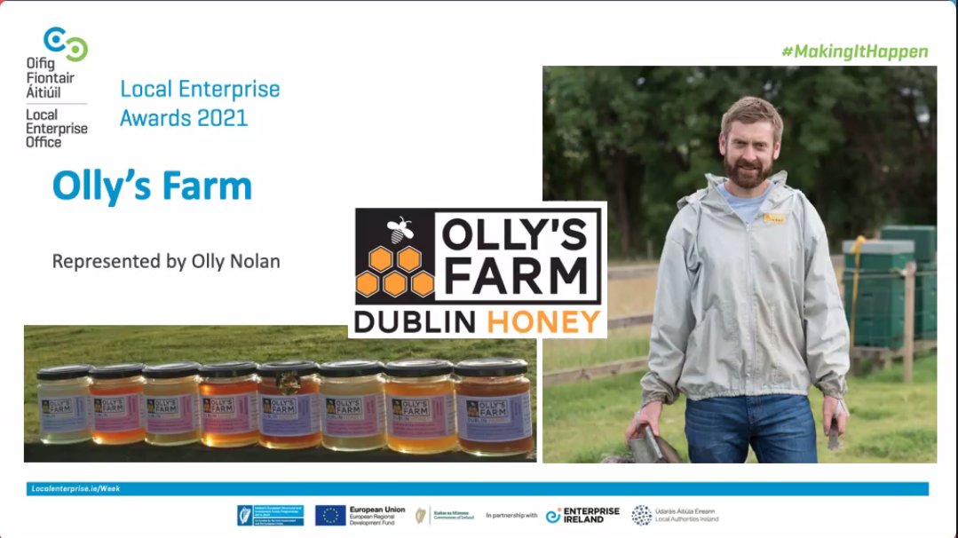 LEOSouthDublin's tweet photo. Curveball! A sneaky special prize for a champion of Green Business!

Huge congratulations to🥇@OllysFarm!!

Find out more at: https://t.co/WsCqBJONSC

#MakingItHappen #LocalEnterpriseWeek21 https://t.co/S9B0N1nBnq