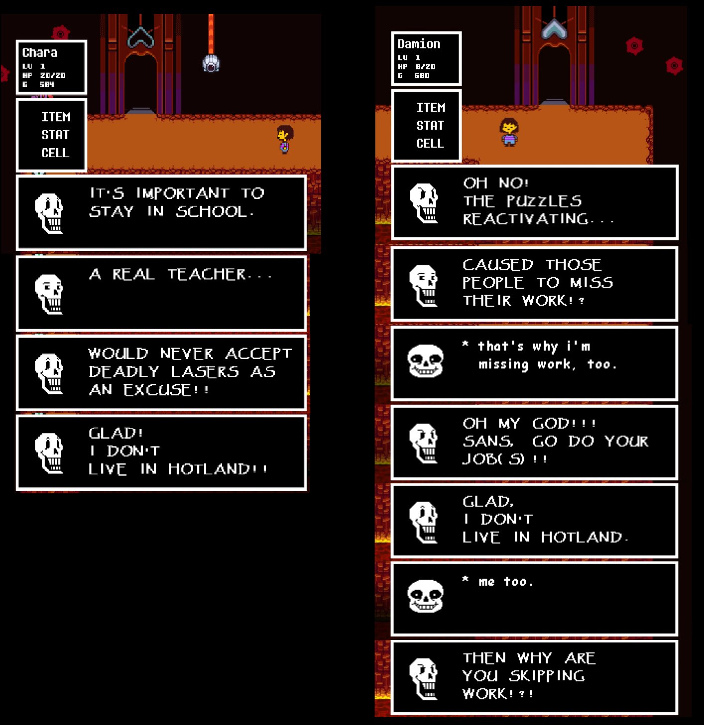 Semi Frequent Undertale Facts on X: * There's a subplot in Undertale where  Flowey constantly interacted with Papyrus when no one was around and  eventually became friends with him, for all to