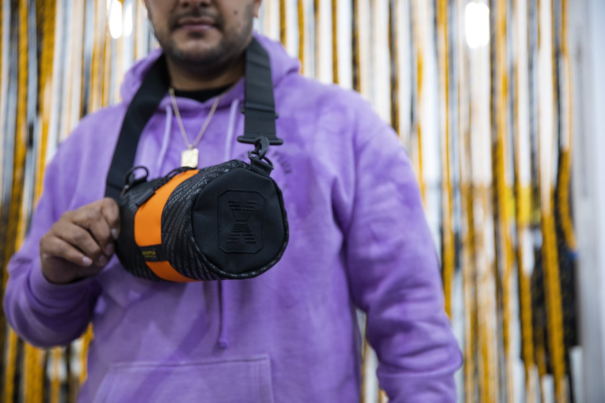 "Mini Hustle Duffel" is released today by <a href="/stateoffluxshop/">State Of Flux</a> &amp; <a href="/timbuk2/">Timbuk2</a>. The partnership marks an encouraging moment for these two SF brands, getting back to business &amp; pushing forward. Sized to pack what you need: mask, hand sanitizer, wallet, phone, keys, &amp; a Mission burrito.