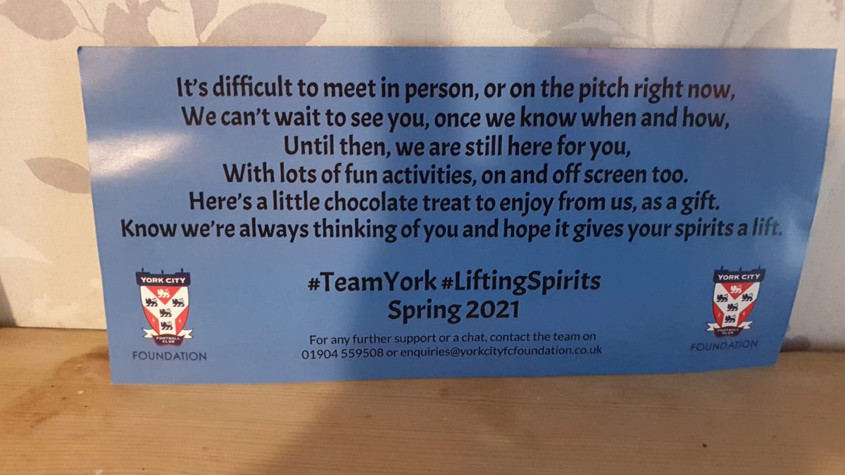 hiltob5's tweet photo. What a thoughtful gesture from @YorkRTC  - Harriet received this thoughtful postcard message and a Yorkie in the post today. Always going above and beyond for the girls . Thank you @JillStacey1 @RosieTodd98 https://t.co/tcwKSacVcm